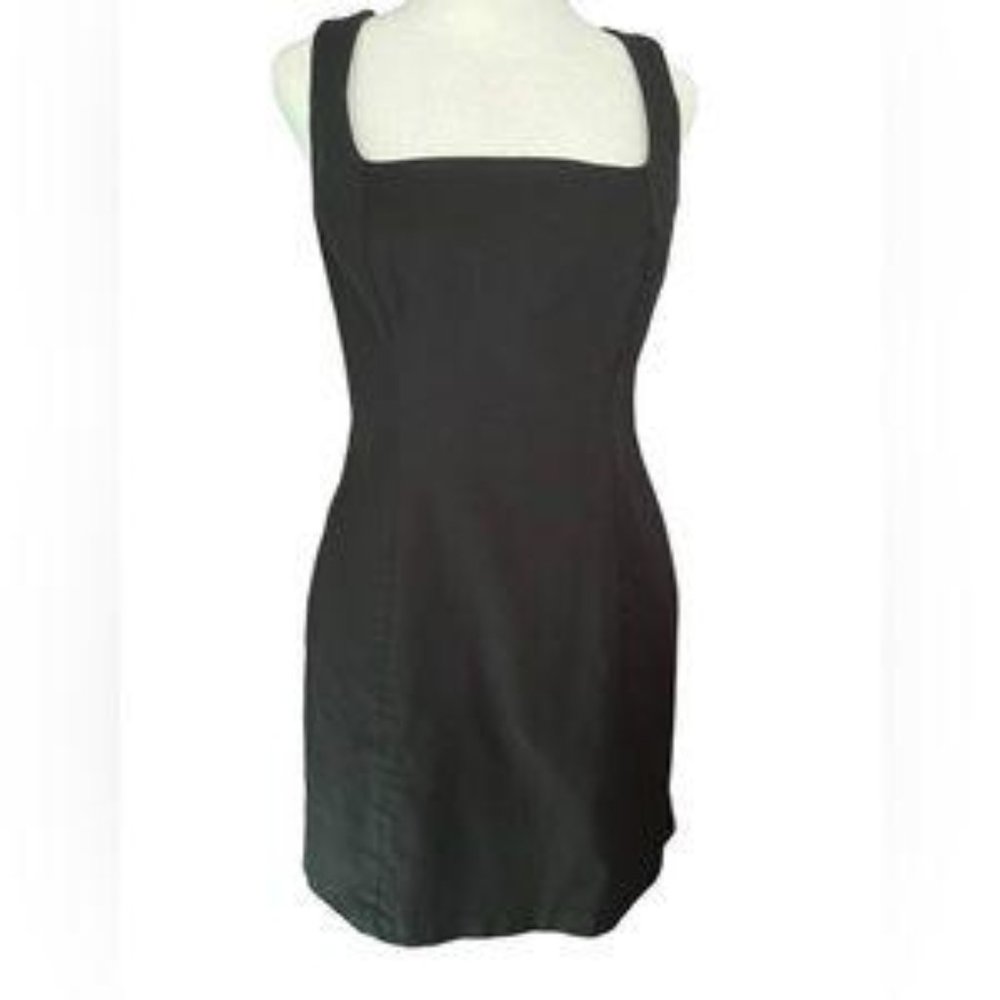 Victorias Secret BodyCon Stretch LBD Black Sz 8 oH